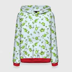 Женская толстовка Веселые лягушки