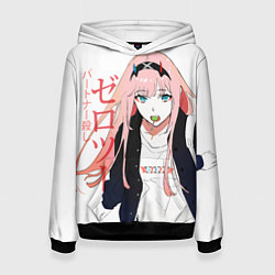 Женская толстовка Zero Two, Darling in the Franx