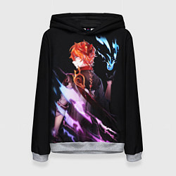 Женская толстовка ТАРТАЛЬЯ - GENSHIN IMPACT NEON