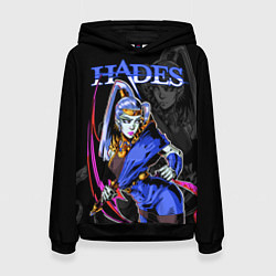 Толстовка-худи женская Hades Megaera, цвет: 3D-черный