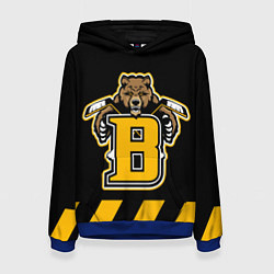 Толстовка-худи женская BOSTON BRUINS, цвет: 3D-синий