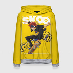 Толстовка-худи женская SK8 the Infinity, Реки Кян, цвет: 3D-меланж