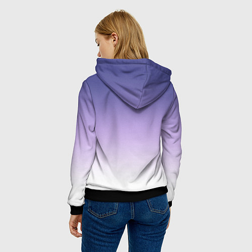 Женская толстовка Для тебя бессмертный / 3D-Черный – фото 4