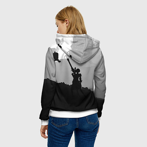 Женская толстовка Nier Automata Z / 3D-Белый – фото 4