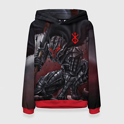 Толстовка-худи женская ГАТС БЕРСЕРК аниме, цвет: 3D-красный