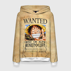 Женская толстовка Манки Д Луффи в розыске One Piece