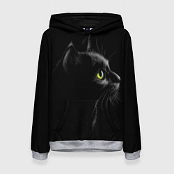 Женская толстовка Черный кот