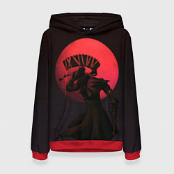 Женская толстовка Красная луна