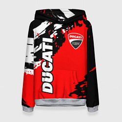 Женская толстовка DUCATI ДУКАТИ ГРАНЖ