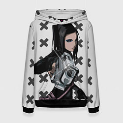 Толстовка-худи женская Риэл Мэйер из Эрго Прокси, цвет: 3D-черный