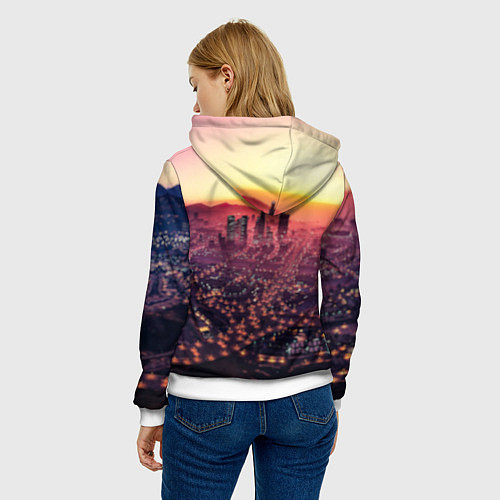 Женская толстовка GTA V TEAM FOREVER AND EVER / 3D-Белый – фото 4