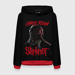 Толстовка-худи женская CHRIS FENH SLIPKNOT СЛИПКНОТ Z, цвет: 3D-красный