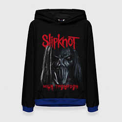 Толстовка-худи женская MICK THOMPSON SLIPKNOT СЛИПКНОТ Z, цвет: 3D-синий