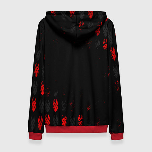 Женская толстовка DEAD SPACE ОБЕЛИСК / 3D-Красный – фото 2