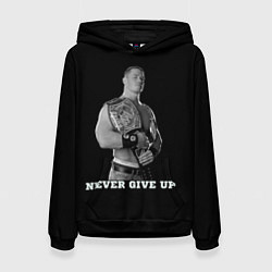 Женская толстовка Never give up