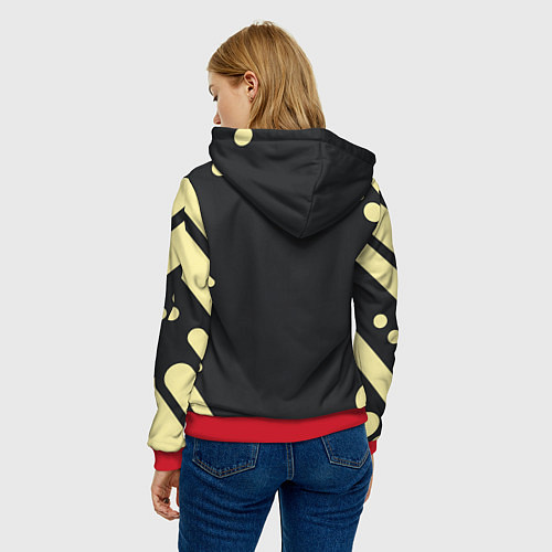 Женская толстовка LED ZEPPELIN ЛЕД ЗЕППЕЛИН Z / 3D-Красный – фото 4