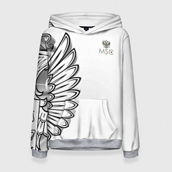 Женская толстовка Russia MSKSide 3D Logo New 202223