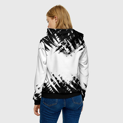 Женская толстовка Скид и Памп FNF / 3D-Черный – фото 4