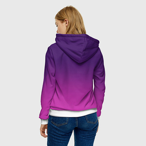 Женская толстовка Сержант Джон Капитан / 3D-Белый – фото 4