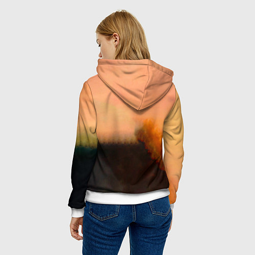 Женская толстовка Агата Кристи OPIUM / 3D-Белый – фото 4