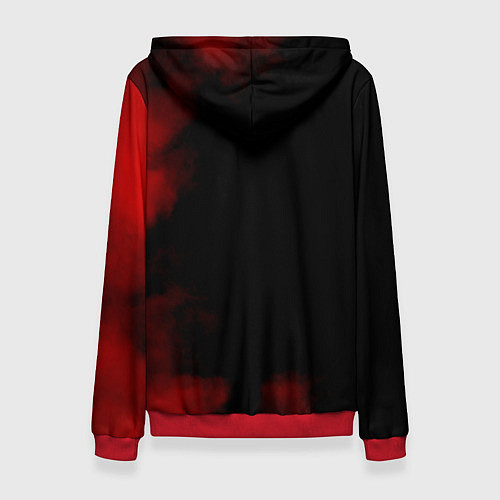 Женская толстовка Константин Кинчев - Алиса / 3D-Красный – фото 2