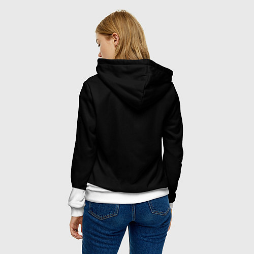 Женская толстовка Мумий Тролль ВОСТОК X CЕВЕРОЗАПАД / 3D-Белый – фото 4