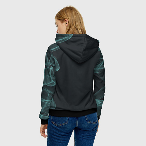 Женская толстовка ВЕНТИ VENTI ГЕНШИН / 3D-Черный – фото 4