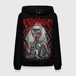 Толстовка-худи женская Bullet For My Valentine, цвет: 3D-черный