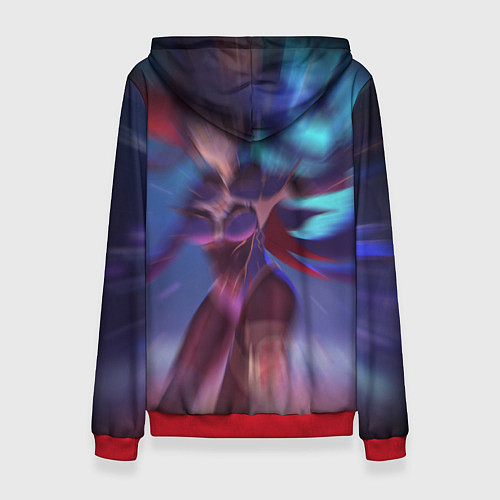 Женская толстовка Mona Genshin Impact Геншин Импакт Z / 3D-Красный – фото 2