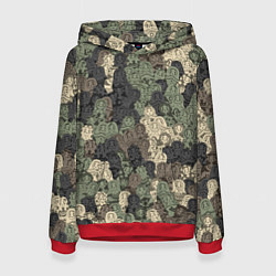 Женская толстовка Камуфляж из матрёшек