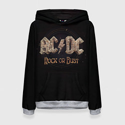Женская толстовка ACDC Rock or Bust