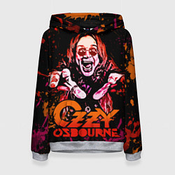 Толстовка-худи женская Ozzy Osbourne, цвет: 3D-меланж