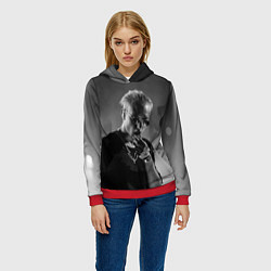 Толстовка-худи женская T-Fest на концерте, цвет: 3D-красный — фото 2