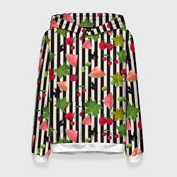 Женская толстовка Ягодно-арбузный микс