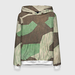 Женская толстовка Камуфляж хаки армейский