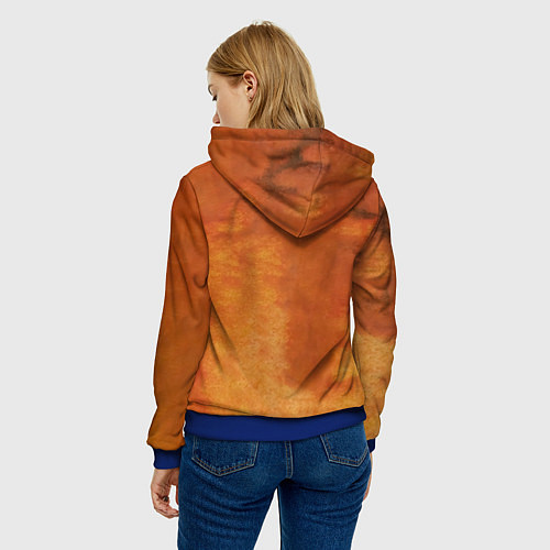 Женская толстовка Low - David Bowie / 3D-Синий – фото 4