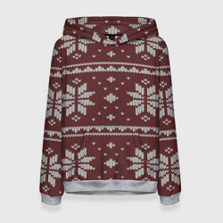 Женская толстовка Вязаный рисунок