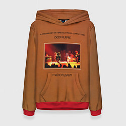 Толстовка-худи женская Made in Japan - Deep Purple, цвет: 3D-красный