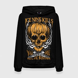 Толстовка-худи женская Ice Nine Kills, You Cant Kill The Boogeyman, цвет: 3D-черный
