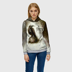 Толстовка-худи женская Sounds of a Playground Fading, цвет: 3D-меланж — фото 2