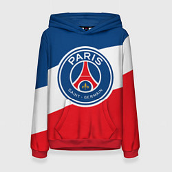 Толстовка-худи женская Paris Saint-Germain FC, цвет: 3D-красный