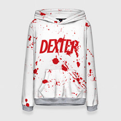 Женская толстовка Dexter logo Декстер брызги крови