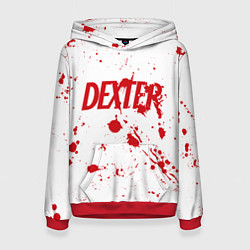 Женская толстовка Dexter logo Декстер брызги крови