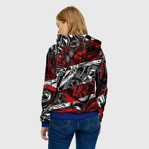 Женская толстовка Оружейный барон / 3D-Синий – фото 4