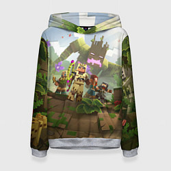 Женская толстовка МАЙНКРАФТ ГЕРОИ ПРОТИВ ЗЛА