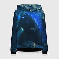 Женская толстовка ГОДЗИЛЛА В МОРЕ