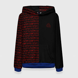 Женская толстовка ВАЛЬКНУТ РУНИЧЕСКИЙ АЛФАВИТ