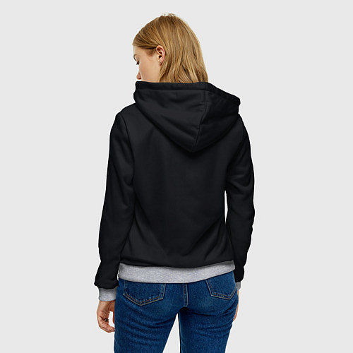 Женская толстовка Biomutant Биомутант с оружием / 3D-Меланж – фото 4