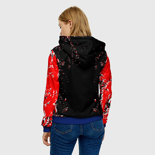 Женская толстовка Dragon ball super / 3D-Синий – фото 4