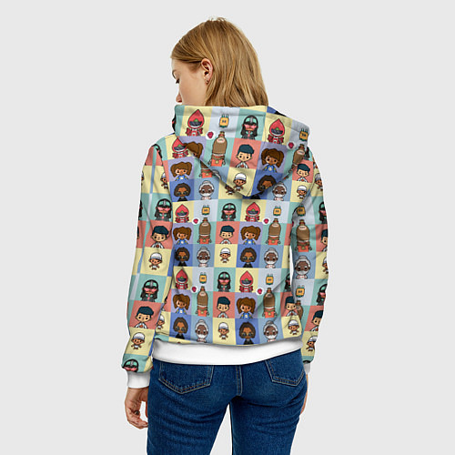 Женская толстовка Toca Life / 3D-Белый – фото 4